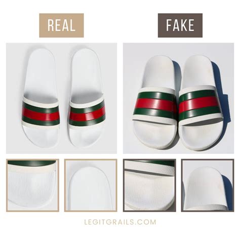 real gucci slides vs fake|gucci slides are they real.